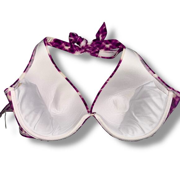 Victorias Secret Womens Bikini Top and Bottom Push Up Underwire Foldover Waist - Picture 4 of 13